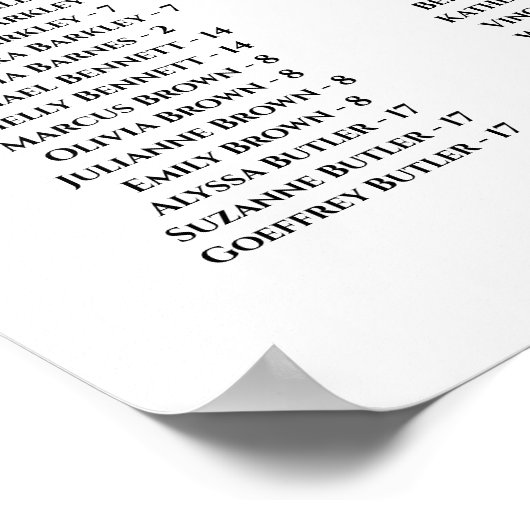 Tableau de siège horizontal Rose violet (Coin)