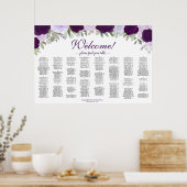 Tableau de siège horizontal Rose violet (Cuisine)