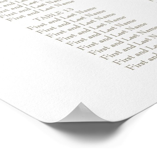 Tableau de siège Mariage de Fox Rustic Woodland (Coin)