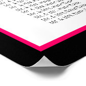 Tableau de siège Mariage de Monogramme Modèle rose (Coin)