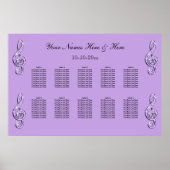 Tableau de siège Mariage de nettoyage en treble Li (Devant)