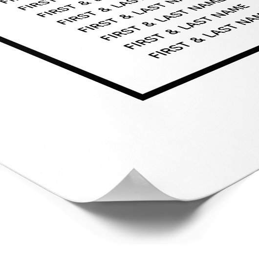 Tableau de siège Mariage de Roses blanches (Coin)