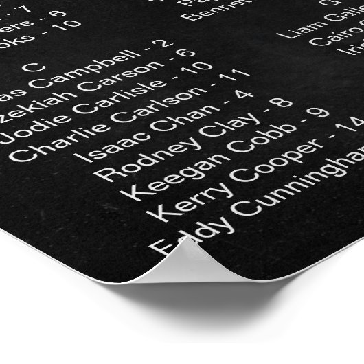 Tableau de siège mariage, Mariage de lanterne rust (Coin)