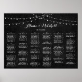 Tableau de siège mariage, Mariage de lanterne rust (Devant)