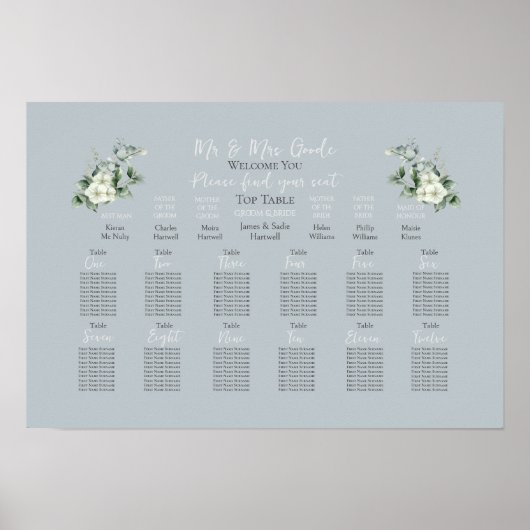 Tableau de siège moderne Eucalyptus~12 tableaux (Devant)