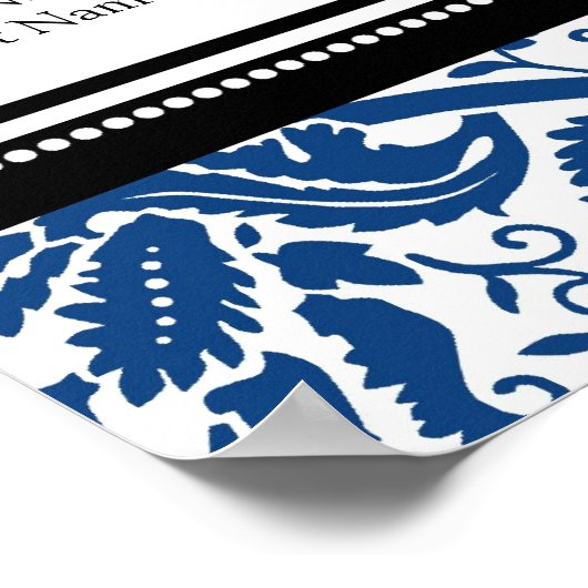 Tableau de sièges 12 Tableaux 96 Guest Blue Black  (Coin)