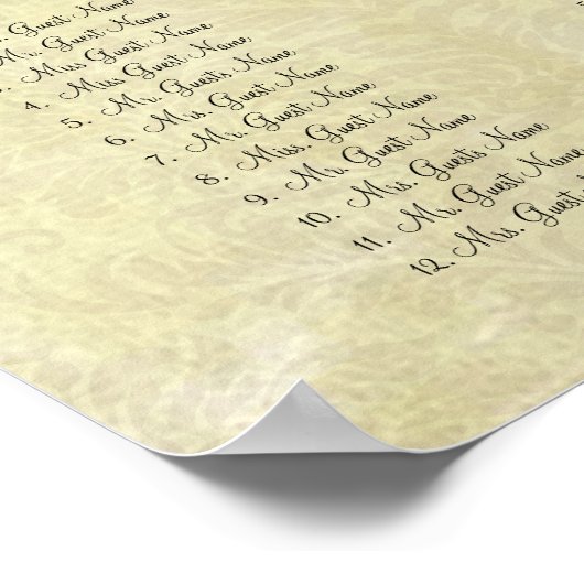 Tableau de sièges à branches de fleurs sauvages po (Coin)