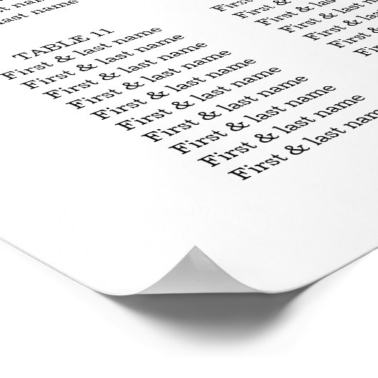 Tableau de sièges à Mariage floral violet et blanc (Coin)