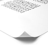 Tableau de sièges avec lettres à main chic (Coin)