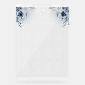 tableau de sièges Baptême rose bleu (Recto)