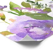 Tableau de sièges de Mariage à 10 tables de fleurs (Coin)