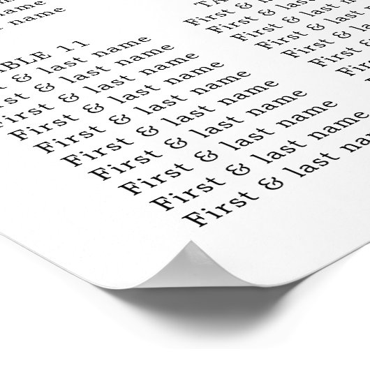 Tableau de sièges de Mariages floraux violets (Coin)