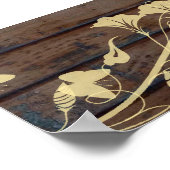 Tableau de sièges en bois foncé Brown (Coin)