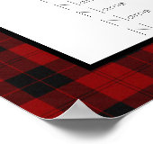 Tableau de sièges en carton rouge et noir (Coin)