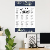 Tableau de sièges en cuir à outils bleu et en dent (Bureau à domicile)