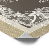 Tableau de sièges en dentelle de style vintage (Coin)