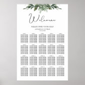 Tableau de sièges feuille de feuillage (Devant)