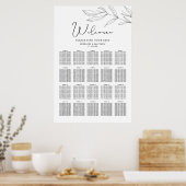 Tableau de sièges feuille de feuillage de ligne (Cuisine)