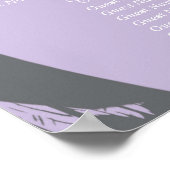 Tableau de sièges Lavendar (Coin)