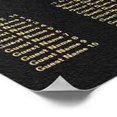 tableau de sièges mariage à fleurs bordeaux et dor (Coin)