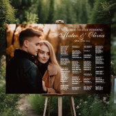 Tableau de sièges mariage avec photo alphabétique