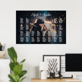 Tableau de sièges mariage avec photo modifiable (Bureau à domicile)