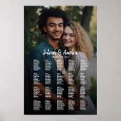 Tableau de sièges mariage avec photo modifiable (Devant)