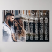 Tableau de sièges mariage avec photo modifiable (Devant)