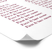 Tableau de sièges Mariage Cherry Blossom (Coin)