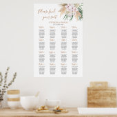 Tableau de sièges Mariage chic Boho (Cuisine)