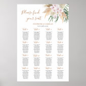 Tableau de sièges Mariage chic Boho (Devant)