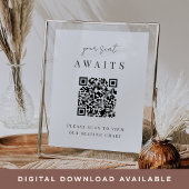 Tableau de sièges Mariage de code QR de script min