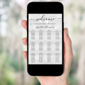 Tableau de sièges mariage de poussière de parties