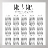 Tableau de sièges Mariage facile - Plus de tables  (Devant)