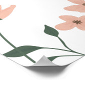 Tableau de sièges Mariage floral à ressort rose vi (Coin)