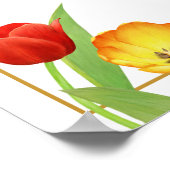 Tableau de sièges Mariage floral blanc Tulipe de p (Coin)