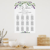 Tableau de sièges Mariage Lavender Eucalyptus (Cuisine)