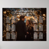 Tableau de sièges mariage moderne avec photo 12 ta (Devant)