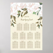 tableau de sièges mariage rose vif (Devant)