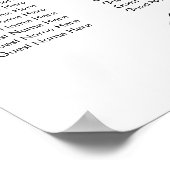 Tableau de sièges Mariage simple - moins de tables (Coin)