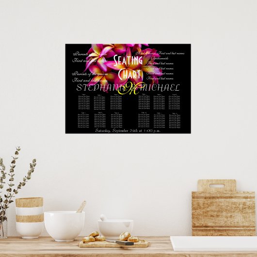 Tableau de sièges mariages (Cuisine)