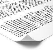 Tableau de sièges Mariages à 8 tables de pivoine r (Coin)