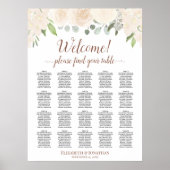 Tableau de sièges Mariages de 20 tables de broyage (Devant)