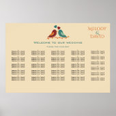 Tableau de sièges Mariages Inséparables (Devant)