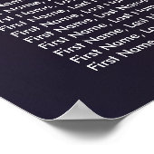 Tableau de sièges mariages Plumes florales Lumière (Coin)