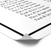 Tableau de sièges minimalistes noirs et blancs pou (Coin)