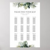 Tableau de sièges pour Mariages tropicaux - Concep (Devant)