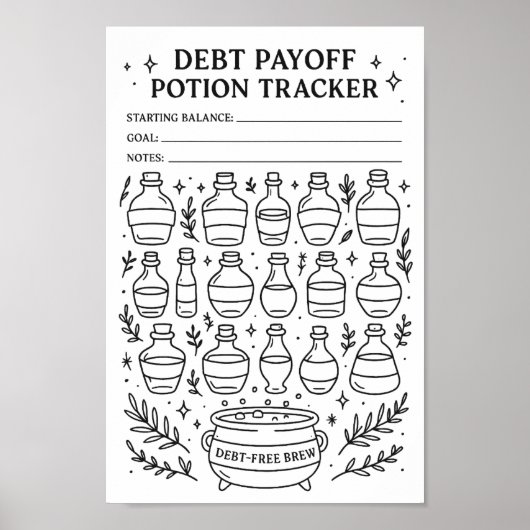 Tableau de suivi de la fabrication de la potion de (Devant)