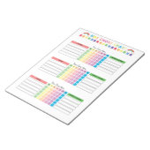 Tableau de tâches personnalisé pour bloc-notes pou (Incliné)