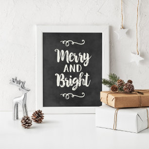 Tableau de vacances de tableau noir Merry and Brig
